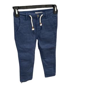 Boys H&M blue pants size 3-4 Y‎